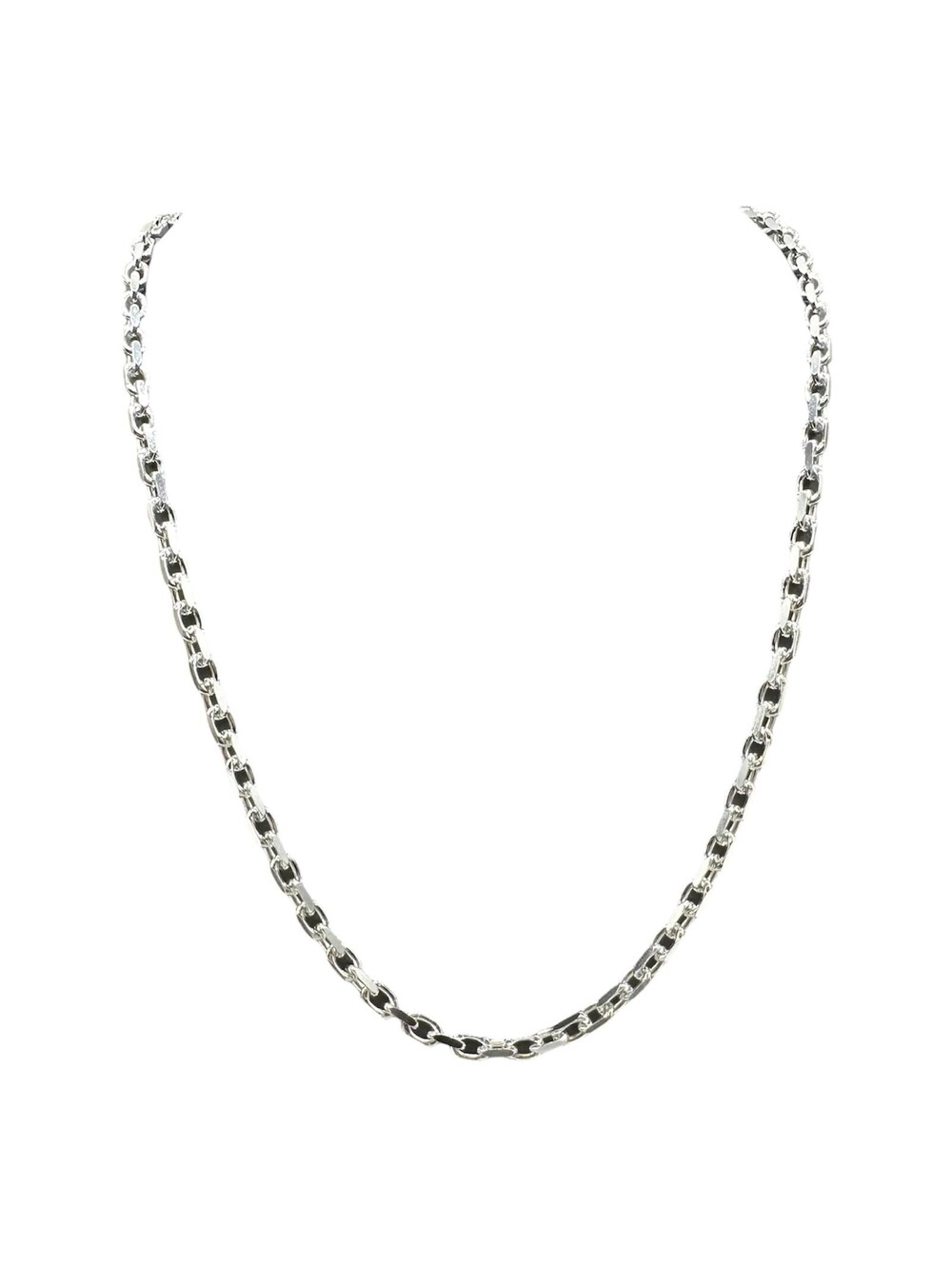 Anchor Link Chain Sterling Silver 22in 3.4mm Lobster Clasp New
